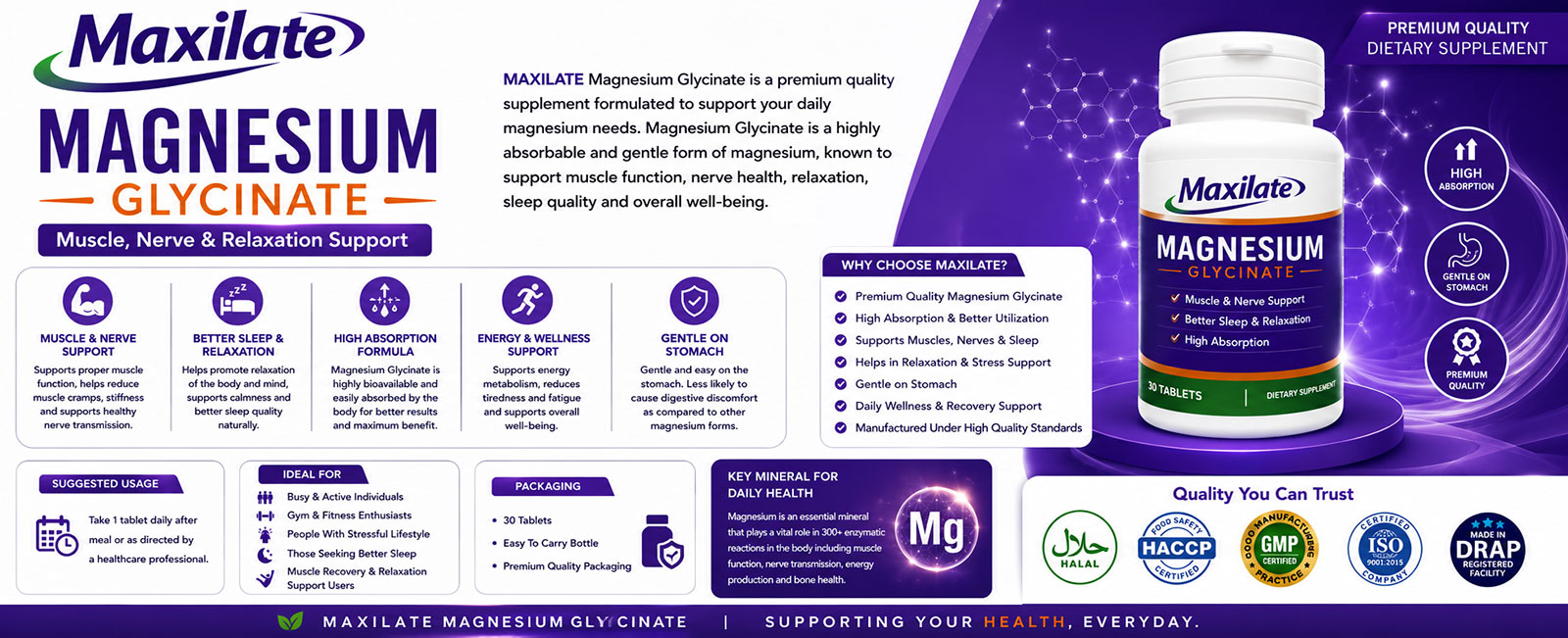 Safnix Pharma nutraceuticals banner